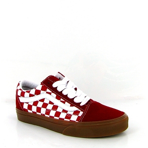 Vans sneakers old skool fat lace checker red rougeA274201_1