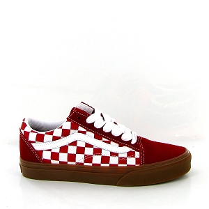 Vans sneakers old skool fat lace checker red rougeA274201_2