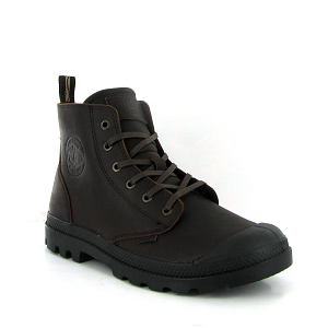 PALLADIUM PAMPA ZIP LEATHER ESS Marron