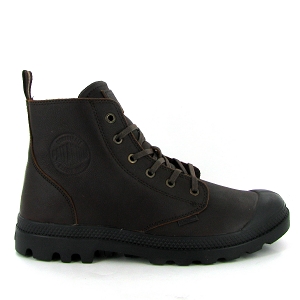 Palladium bottines et boots pampa zip leather ess marronA275501_2