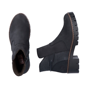 Rieker bottines et boots x5755 14 bleuB711901_3