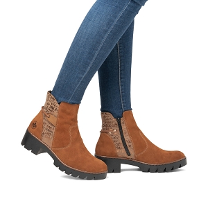 Rieker bottines et boots x5755 22 marronB871401_5