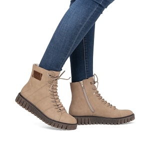 Rieker bottines et boots y3421 20 beigeB913401_5