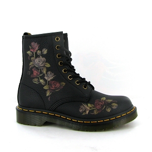 Doc martens bottines et boots 1460 black decayed roses 32070001 multicoloreD120601_2