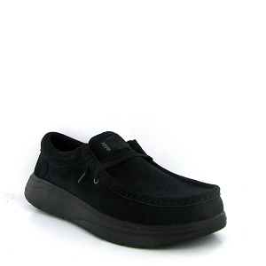 HEY DUDE WALLY CONF SUEDE 41975 <br> Noir