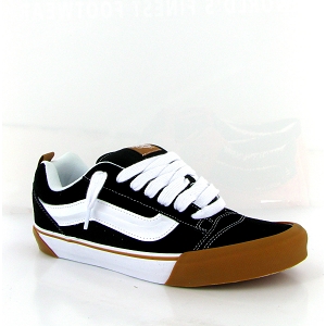 VANS KNU SKOOL GUM BUMPER BLACK VN0009QCCJL1 <br> Noir