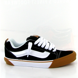 Vans sneakers knu skool gum bumper black vn0009qccjl1 noirZ034401_2