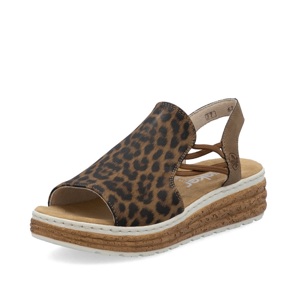 Rieker nu pieds et sandales 62741 90 leopardA275801_1