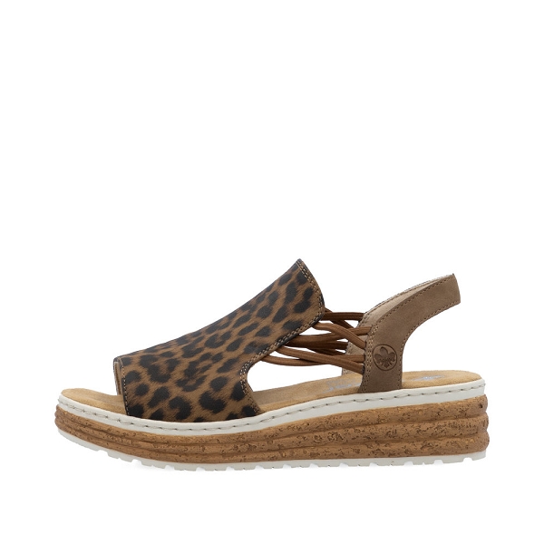 Rieker nu pieds et sandales 62741 90 leopardA275801_2