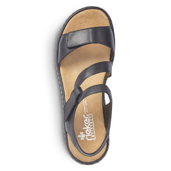 Rieker nu pieds et sandales 659c7 00 noirD062501_3