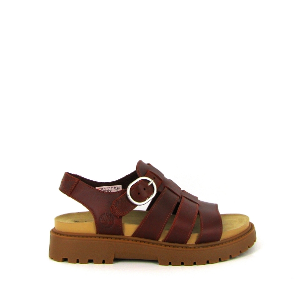 Timberland nu pieds et sandales clairemont way bordeauxE418001_2