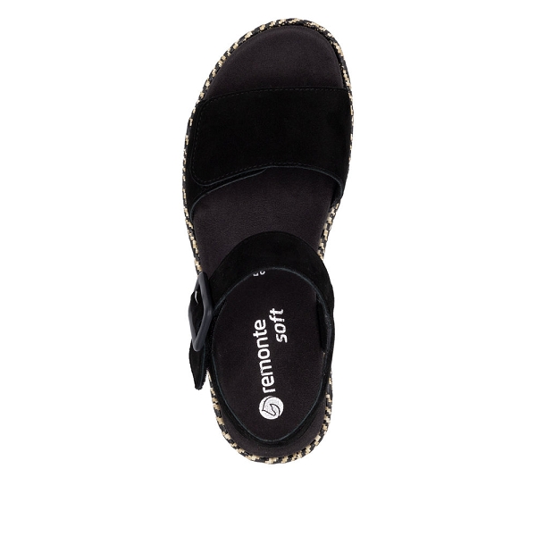 Remonte nu pieds et sandales d1n54 02 noirZ064501_3