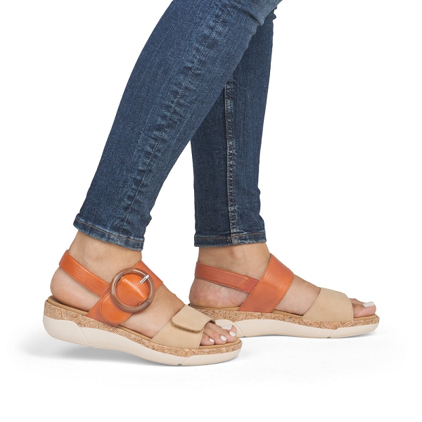 Remonte nu pieds et sandales r6853 39 orangeZ066301_5