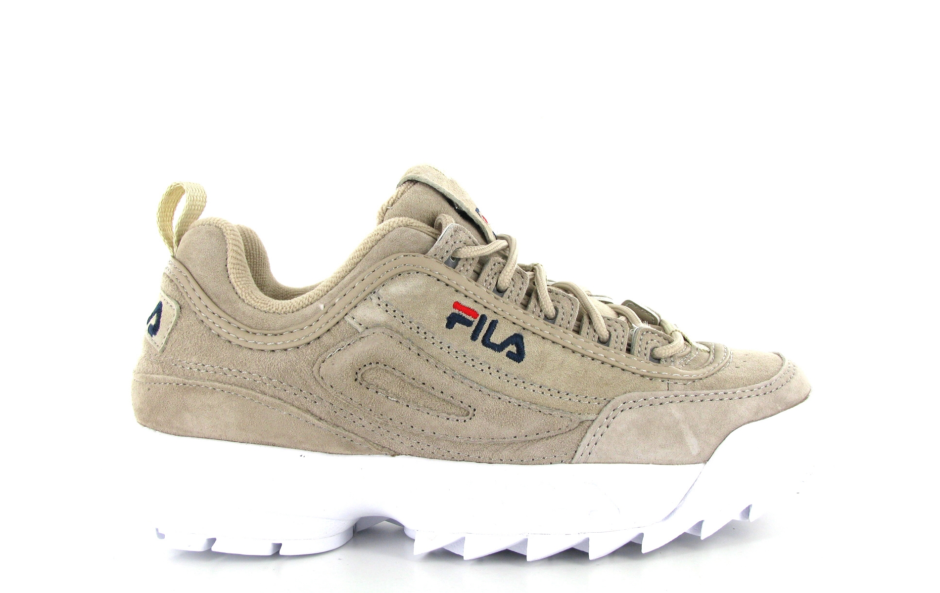 beige fila sneakers