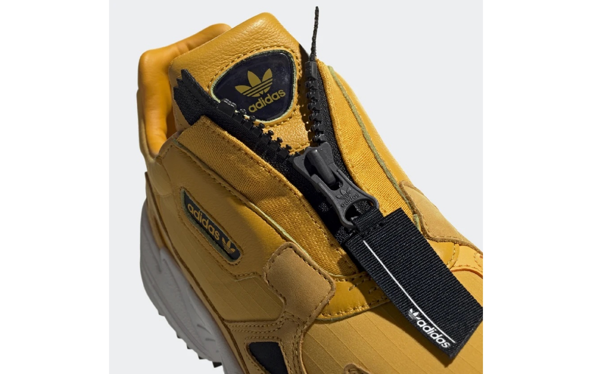 adidas falcon zip w yellow