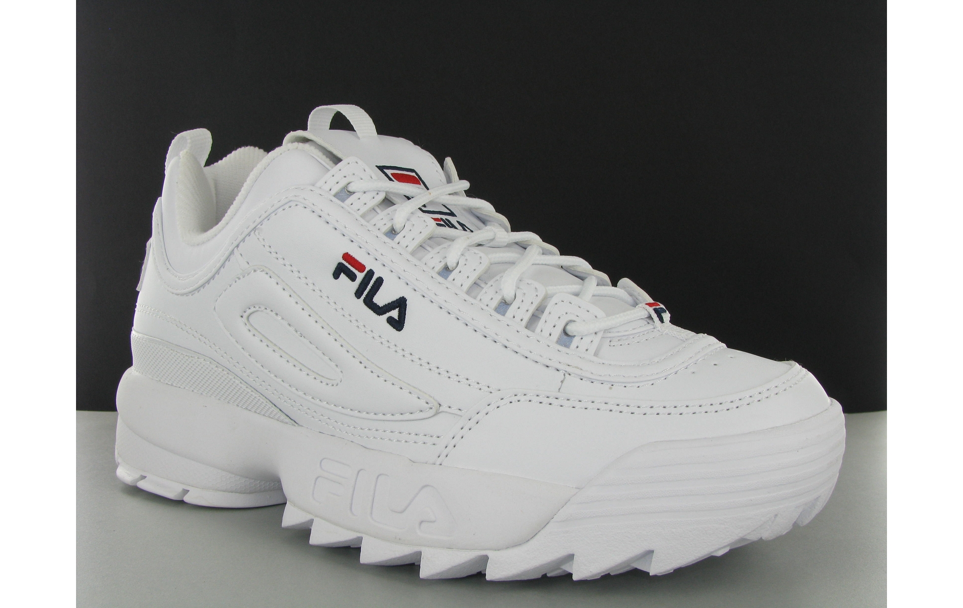 Fila disruptor low blanc