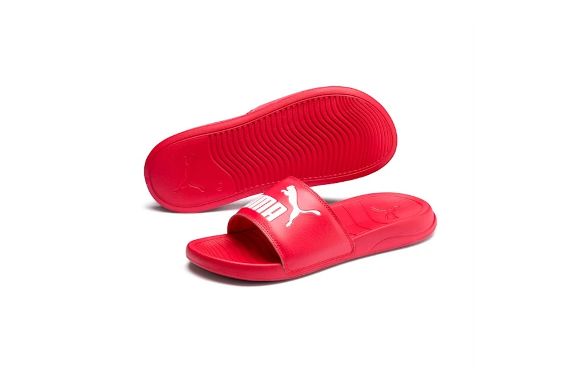 Claquette puma rouge on sale